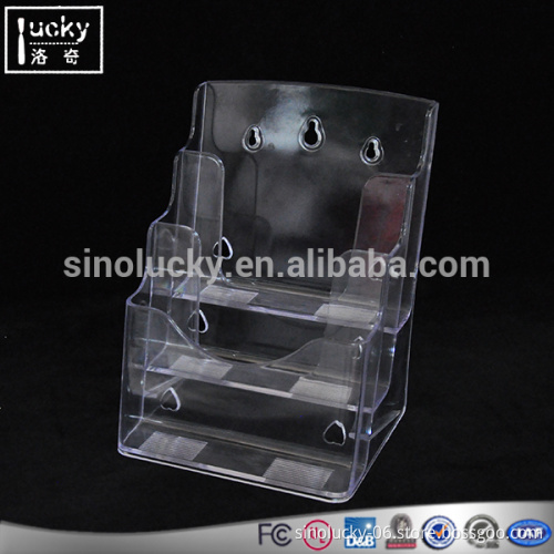 Three tier Acrylic data frame Clear Holder File Stand